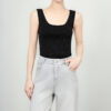Rhinestone Striped Knitted Vest 5