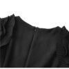 Ruffled off-shoulder hip dress
