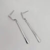 S925 Silver Long Sequin Earrings