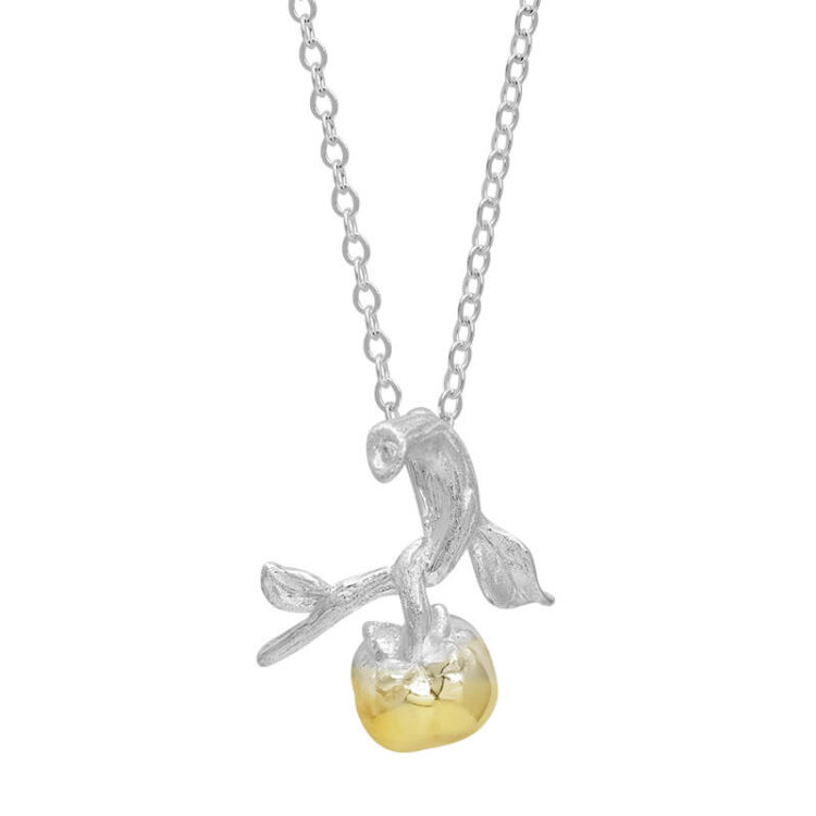 S925 Silver Original Design Persimmon Necklace