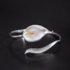S925 Silver Original Design Personalized Calla Lily Bracelet