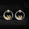S925 Silver Original Retro Wave Earrings