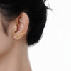 S925 Sterling Silver Star Earrings 2