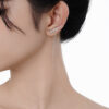 S925 Sterling Silver Star Earrings 3