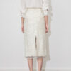 Sequined high waist straight skirt