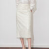 Sequined high waist straight skirt