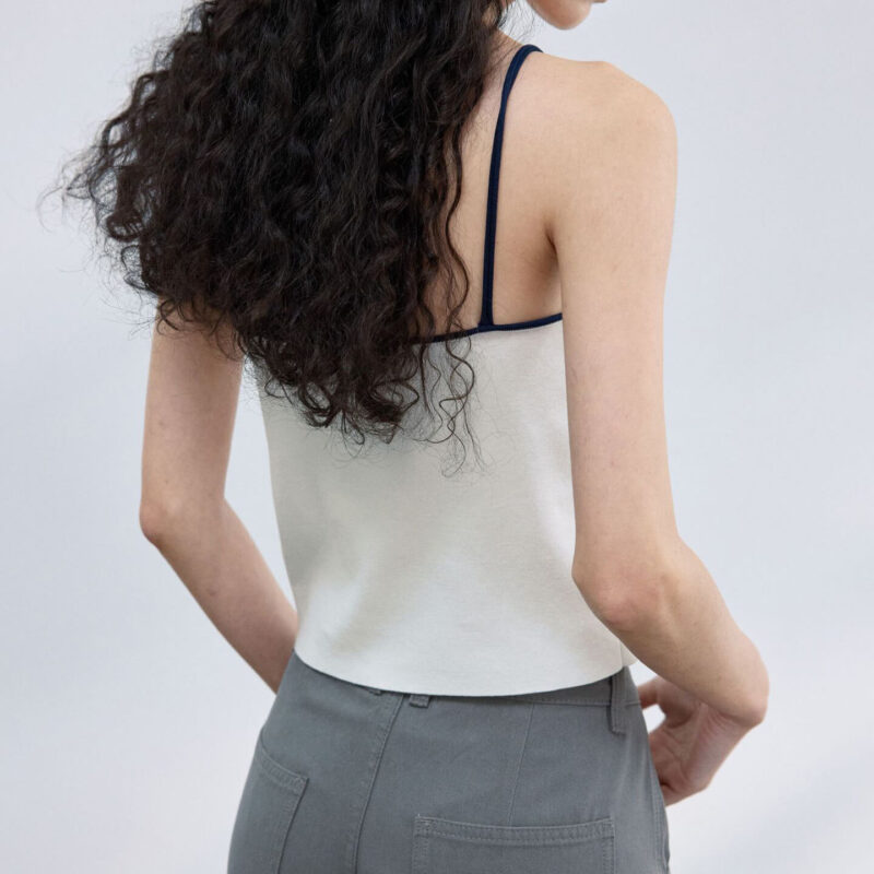 Silk Contrasting Edge Suspenders 8