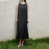 Silk Dress with Back Pleats 3