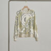 Silk Printed Thin Knit Sweater 5
