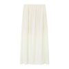 Silk Side Slit Long Skirt 2