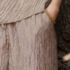 Silk Stretch Bubble Crinkle Wide Leg Pants 10