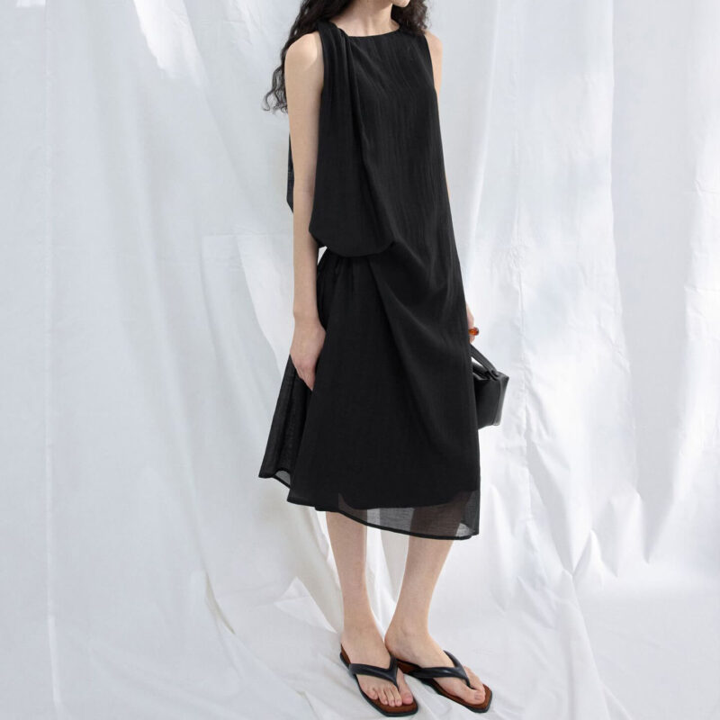 Silk Twist Textured Dress 4