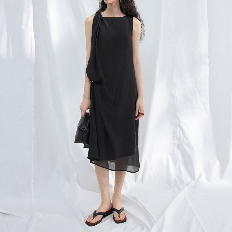 Silk Twist Textured Dress 5