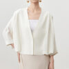Silk Vintage French Three Quarter Sleeve Jacket 4