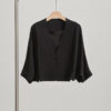 Silk Vintage French Three Quarter Sleeve Jacket 6