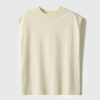 Sleeveless Crew Neck 100 Cotton T shirt 11