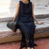 Sleeveless Silk Top with Ruched Back 3