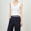 Sleeveless stretch knit vest 10