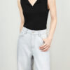 Sleeveless stretch knit vest 8