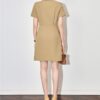 Solid color commuter business suit dress