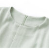 Solid color fashionable lotus leaf sleeve dress