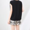 Solid color lace V-neck sleeveless top