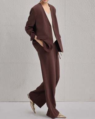 Spring Silk Intellectual Casual Loose Blazer