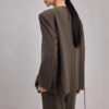 Spring Silk Intellectual Suit Pants Casual Loose Two piece Suit 12