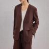 Spring Silk Intellectual Suit Pants Casual Loose Two piece Suit 14
