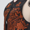 Spring Summer Heavy Satin Mulberry Silk Heavy Embroidery Vest