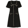 Square Neck Ruffled Mini Dress 2