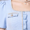 Square Neck Ruffled Mini Dress 3