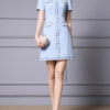 Square Neck Ruffled Mini Dress 5