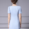 Square Neck Ruffled Mini Dress 6
