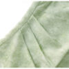 Light green stand collar sleeveless top and skirt two-piece set
