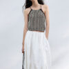 Striped Hand Crocheted Strappy Tank Top 5