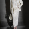 Summer Acetate Handmade Three-dimensional Petal Top Skirt Suit