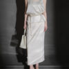 Summer Acetate Handmade Three-dimensional Petal Top Skirt Suit