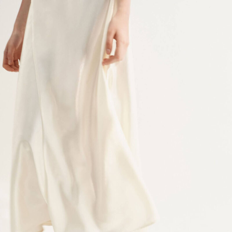 Summer Imitation Acetate Slim Dress