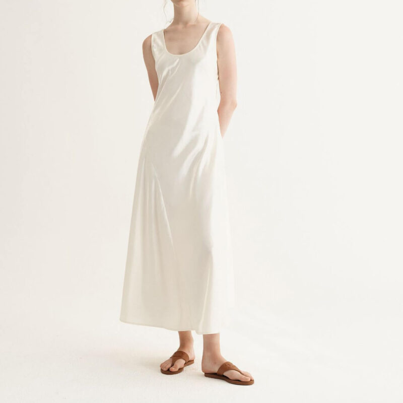 Summer Imitation Acetate Slim Dress
