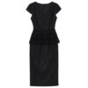 Summer Black Lace Splicing Fake Two piece Tea Dress 1
