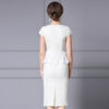 Summer Black Lace Splicing Fake Two piece Tea Dress 4