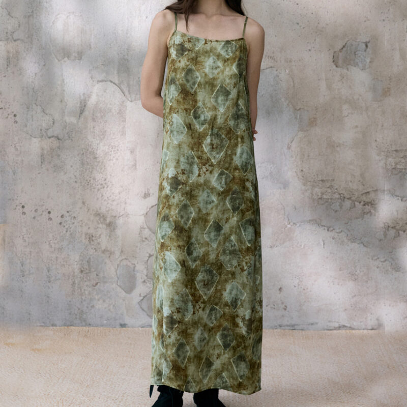 Summer Bohemian Holiday Printed Suspender Dress