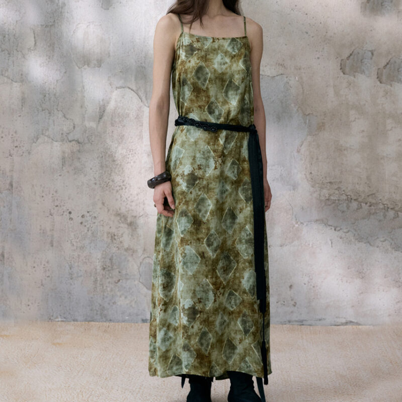 Summer Bohemian Holiday Printed Suspender Dress