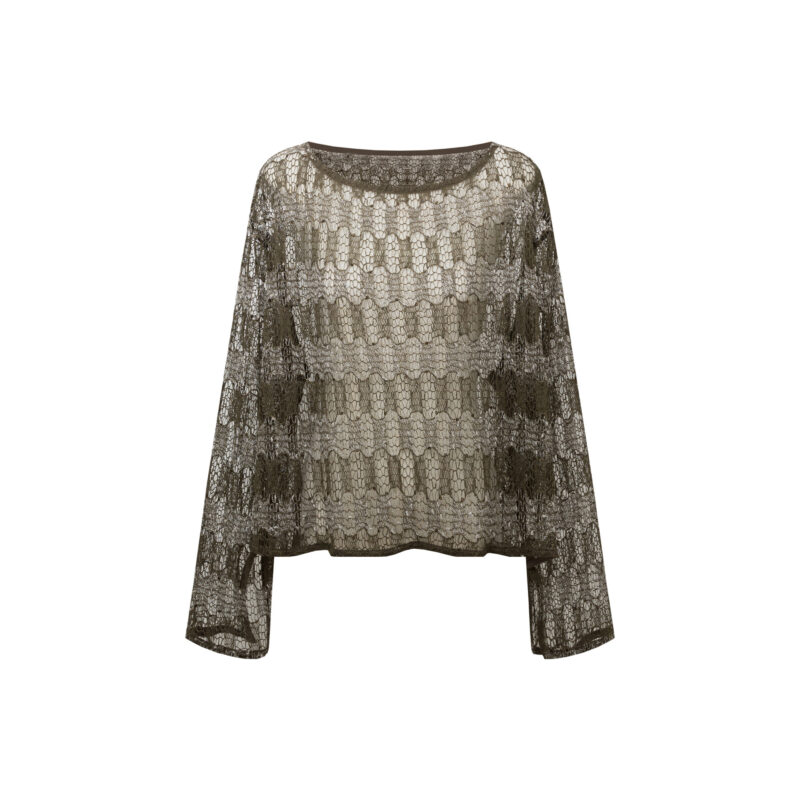 Summer Bohemian Vacation Styleloose Translucent Top 3
