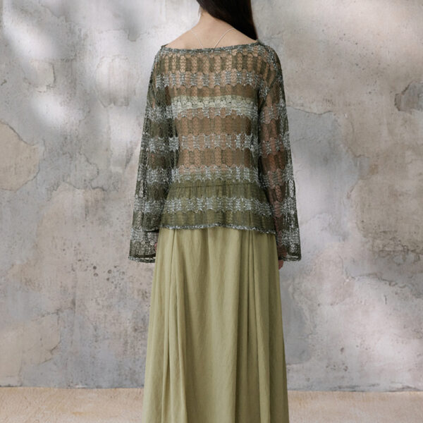 Summer Bohemian Vacation Styleloose Translucent Top 6