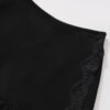 Summer Bow Sleeveless Vest High Waist Lace Patchwork Skirt Pants Two piece Set 4