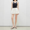 Summer Casual Fashion High Waist Plaid Flower Bud Skirt 2