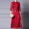 Summer Chinese Inspired Sequin A Line Party Dress 5