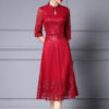 Summer Chinese Inspired Sequin A Line Party Dress 8
